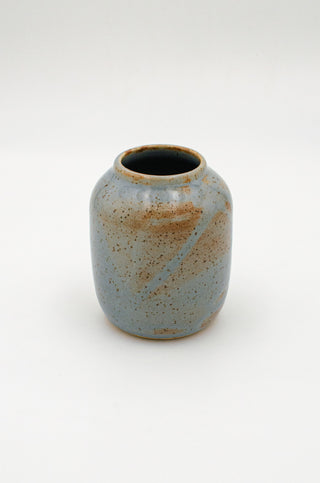Jar Vase in Blue Ash