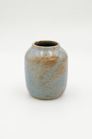 Jar Vase in Blue Ash