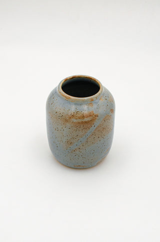 Jar Vase in Blue Ash