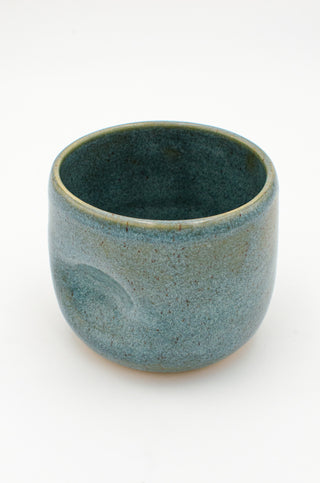 Dimple Cup in Blue Moss