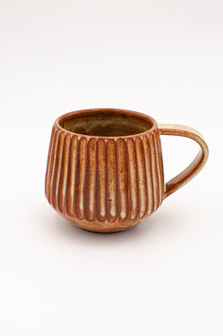 Fluted Mug in Toast