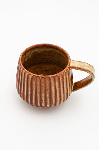 Fluted Mug in Toast