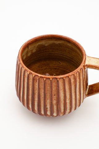 Fluted Mug in Toast