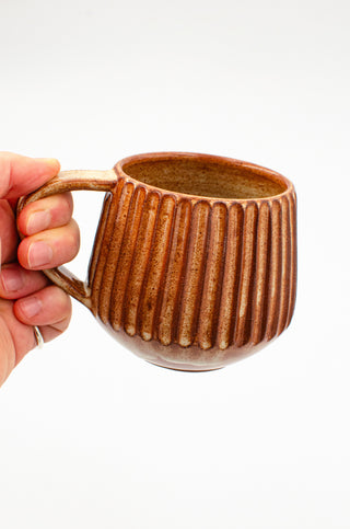 Fluted Mug in Toast