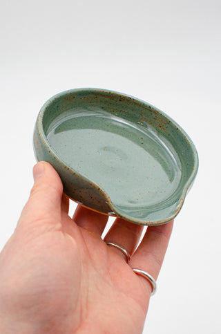 Spoon Rest in Speckled Sage