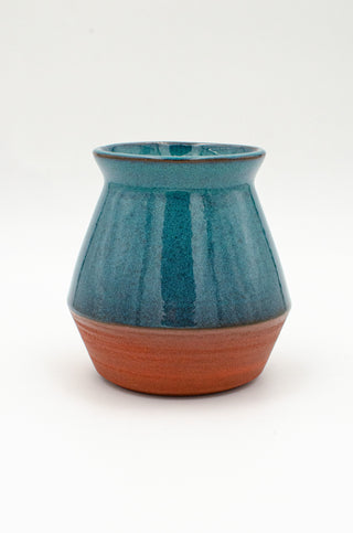 Angular Vase in Iron Tide