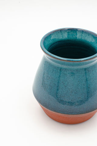 Angular Vase in Iron Tide