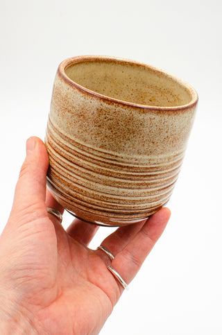 Ribbed Cup in Toast