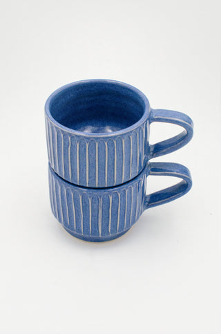 Stacking Mug Set in Blueberry