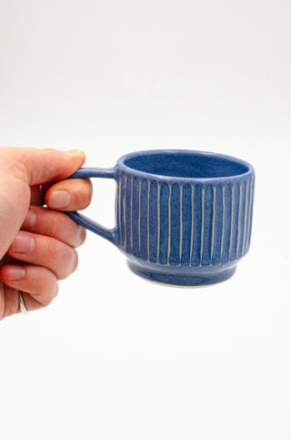 Stacking Mug Set in Blueberry