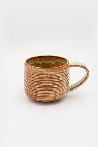 Ribbed Mug in Toast