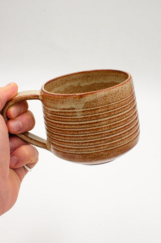 Ribbed Mug in Toast