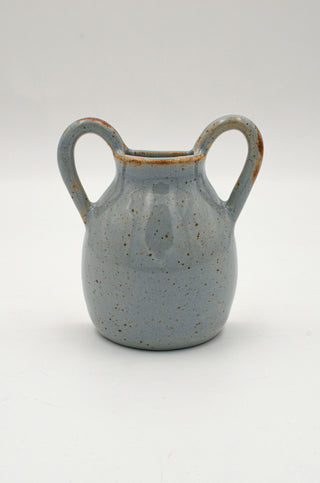 Wall Vase in Blue Ash