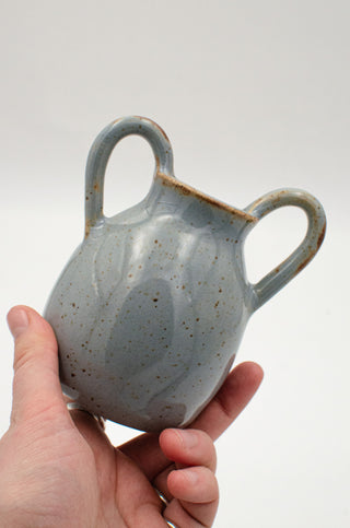 Wall Vase in Blue Ash